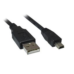 Sharkoon USB2.0 A-B Mini bk 2,0m
