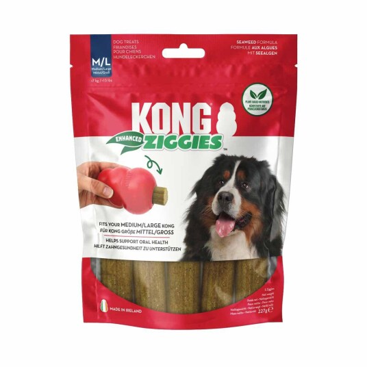 KONG Ziggies Enhanced M/L 227G Tilleggsfôr til Hund KONG Ziggies Enhanced M/L 227G Tilleggsfôr til Hund