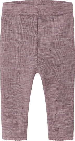 Name It Nbfwang Wool Needle Legging Solid Noos Pink 62