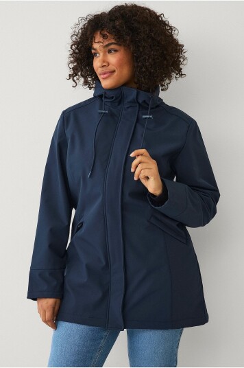 Ellos Plus collection Softshell jakke Blå Ellos Plus collection Softshell jakke Blå