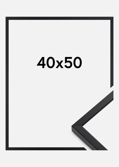 Estancia Ramme E-Line Akrylglass Svart 40x50 Cm