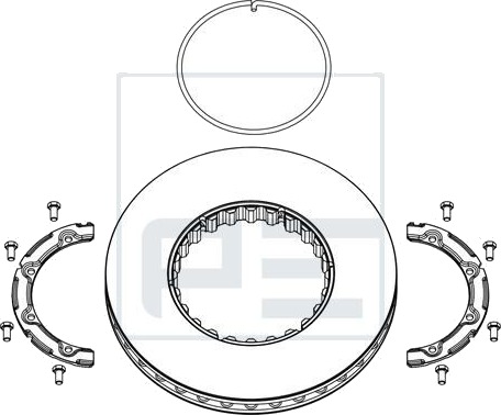 Bremseskive PETERS ENNEPETAL 146.223 00A