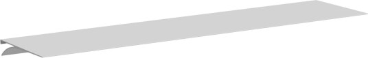 Nonuform Exilis Basic 28x118 Cm Vit Hyller & Hyllesystem Sølv Metall