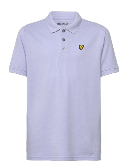 Lyle & Scott Plain Polo Shirt Blue 14 15 Lyle & Scott Plain Polo Shirt Blue 14 15