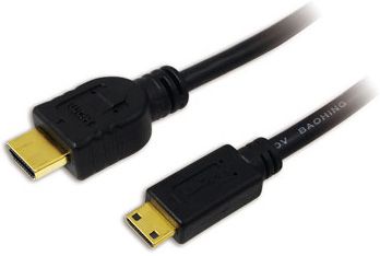 LogiLink HDMI Mini Kabel 1 m 8,16 Gbit/s Gullkontakter