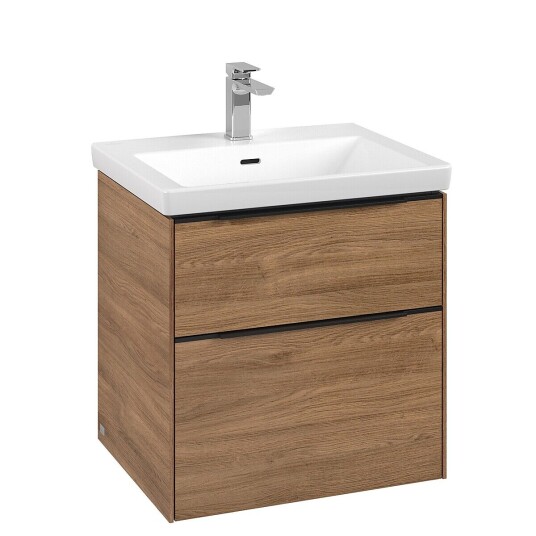 Villeroy & Boch Subway 3.0 Servantskap m/2 skuffer 572x576x478 mm Kansas Eik Villeroy & Boch Subway 3.0 Servantskap m/2 skuffer 572x576x478 mm Kansas Eik
