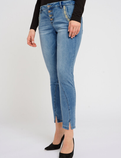 Cream Crholly Jeans - Baiily Fit 7/8 - Blue - 27