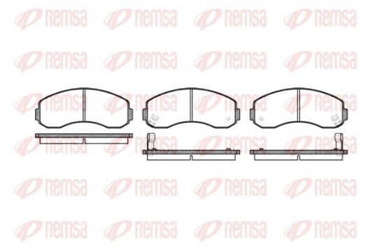 Bremseklosser REMSA 0619.02