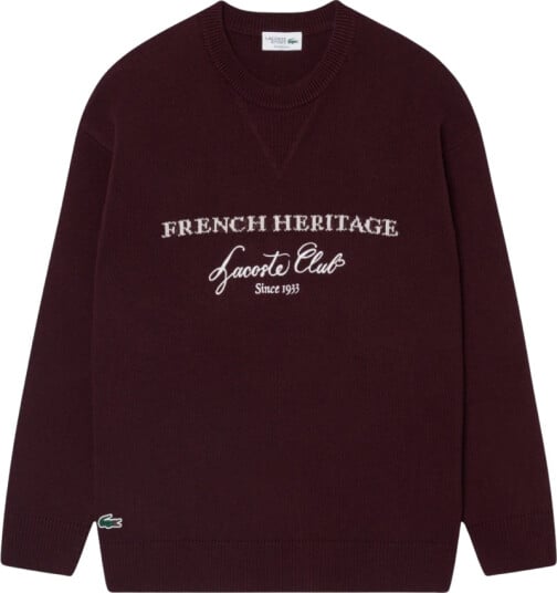 Lacoste Herre Strikkevarer Brun M,