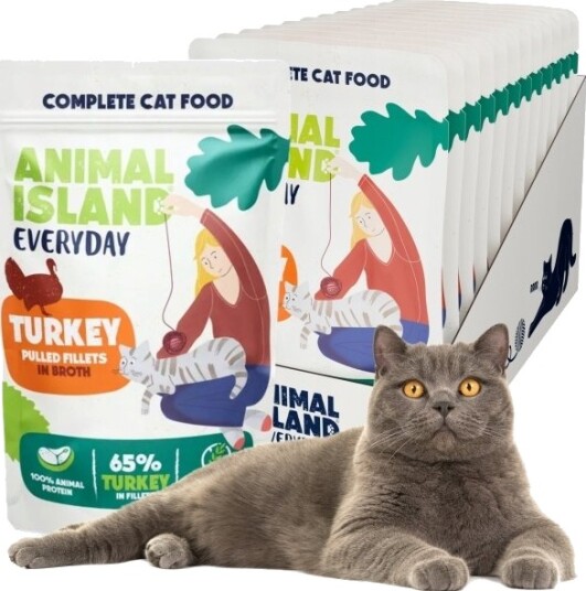 Animal Island Kalkunfilet 12X85 G