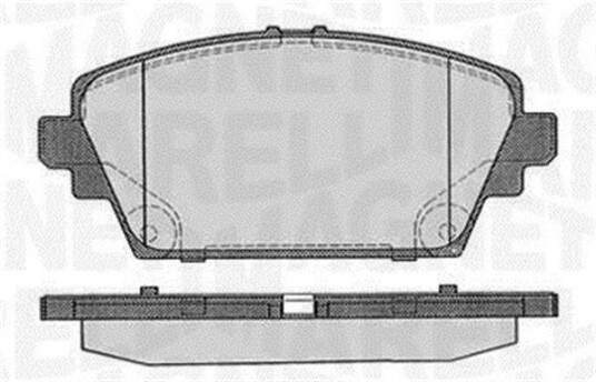 Bremseklosser MAGNETI MARELLI 363916060566