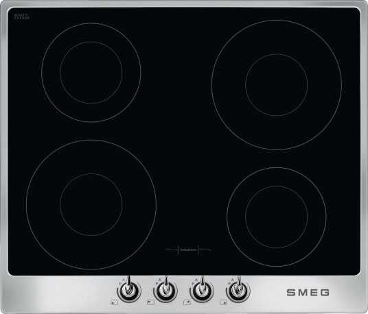 Smeg Victoria 60 cm Induksjonstopp Rustfritt Stål med PowerBoost Smeg Victoria 60 cm Induksjonstopp Rustfritt Stål med PowerBoost