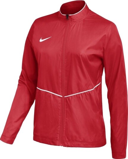 Nike Regnjakke frastøtende Park 26   Rød/Hvit Kvinner størrelse Medium