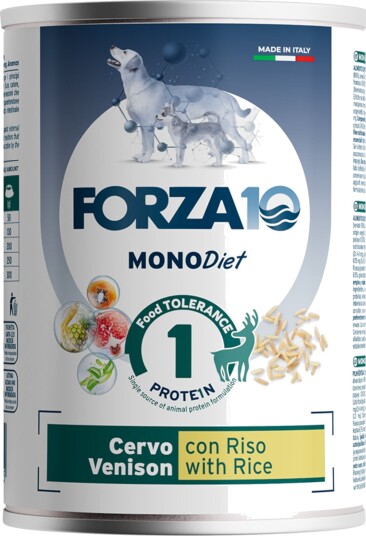 Forza10 Diet Dog Våtfôr Forza 10 Diet Low Grain Vilt & Ris 6 X 400 G
