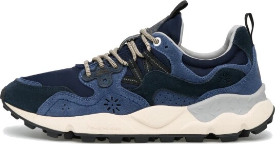 Flower Mountain Yamano 3 Cow Velour Sneaker Blue