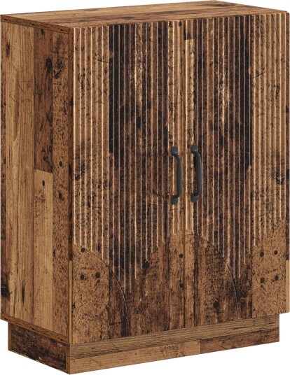 vidaXL Baderom Oppbevaringsskap HOORN Gammelt tre 59,5 x 31 x 77 cm