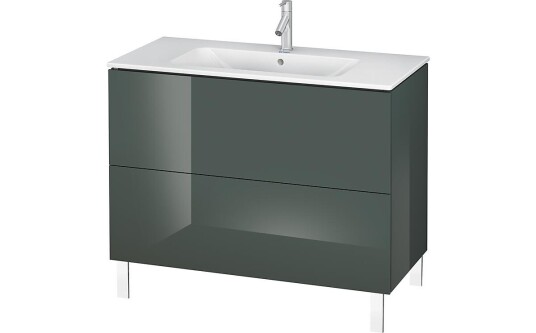 Duravit L-Cube Servantskap m/2 skuffer 1020x704x481 mm Dolomittgrå HG
