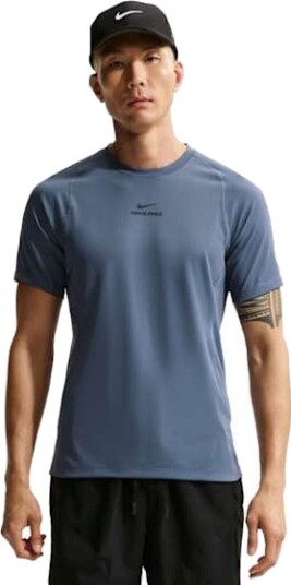 Nike Pro Dri Fit NPT Short Sleeve Top Blå M