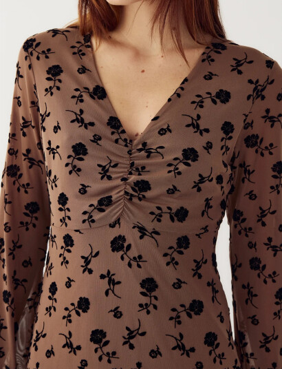 Noella Kameyella Dress Brown XL Noella Kameyella Dress Brown XL