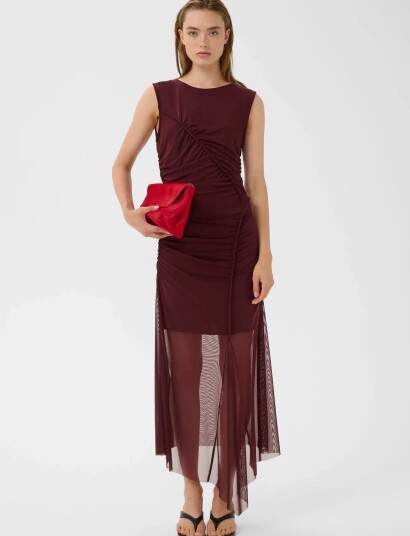 Gestuz Gzmenny Dress   Burgundy   S