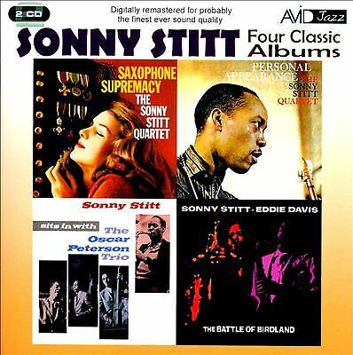 MediaTronixs Sonny Stitt : Four Classic Albums: Saxophone Supremacy/Personal Pre-Owned