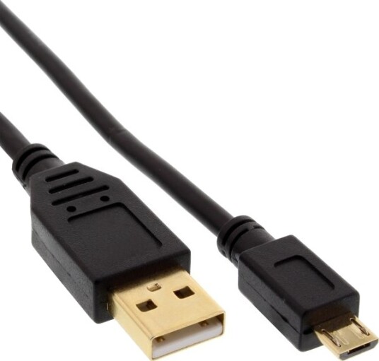Inline 31715P 1,5 M Usb A Micro Usb B Hankjønn/Hankjønn Svart
