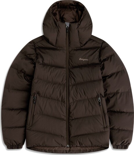 Bergans Garmo Down Hood Jakke Dame Dark Chocolate L L