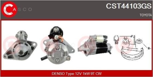 Starter CASCO CST44103GS