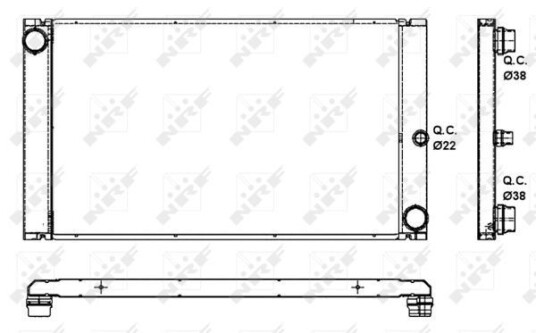 Radiator NRF 53091