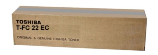 TOSHIBA T-FC22EC Tonerkassett cyan 8.500 sider TOSHIBA T-FC22EC Tonerkassett cyan 8.500 sider