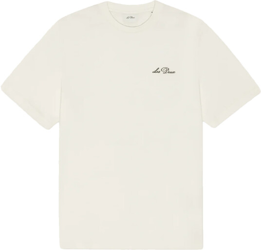 Les Deux Signature Print T Shirt Beige L