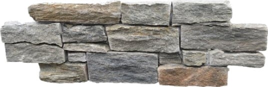 Stone Wall Forblendingsstein valdres granitt sømløs b: 200mm l: 600mm t: 30mm grå