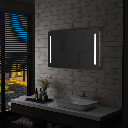 vidaXL LED-veggspeil til bad 100x60 cm vidaXL LED-veggspeil til bad 100x60 cm