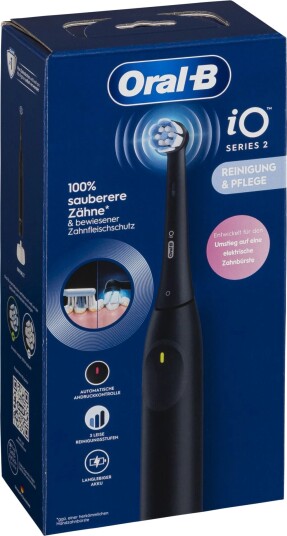 Oral-B iO Series 2 Elektrisk Tannbørste - 3 Moduser, Timer - Svart