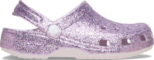 Crocs Classic Chunky Glitter Clog K Purple 29/30 Crocs Classic Chunky Glitter Clog K Purple 29/30