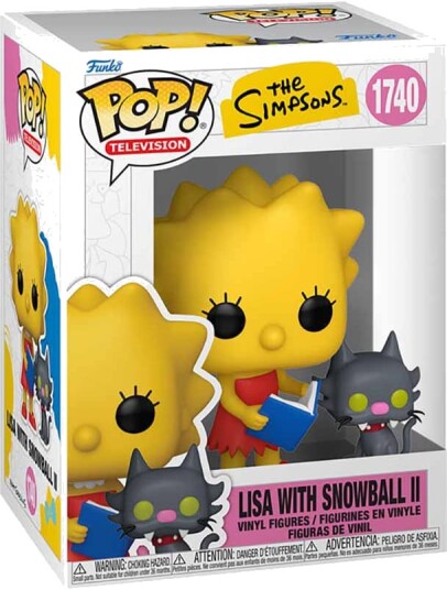 Funko Simpsons actionfigur Lisa with Snowball II