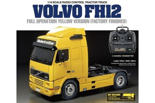 TAMIYA 1:14 R/C Full Option Volvo FH12 Yellow