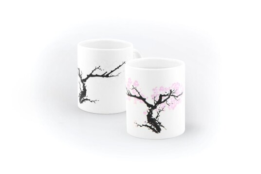 Kikkerland Morph Mug Cherry Blossom CU92 Kikkerland Morph Mug Cherry Blossom CU92