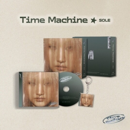 Sole KPop Time Machine incl. 8pg Booklet Lyrics Poster + Mini CD NFC Keyring CD