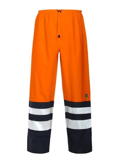 ProJob 6504 Regnbukse En Iso 20471 Kl 2 Orange S