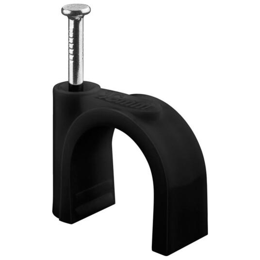 Goobay Kabelklips 16 Mm for Rund Kabel - 100 Stykker Goobay Kabelklips 16 Mm for Rund Kabel - 100 Stykker