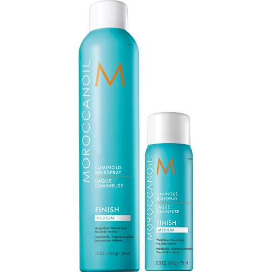 Moroccanoil Luminous Hairspray Medium 330 ml & Travel size 75 ml Moroccanoil Luminous Hairspray Medium 330 ml & Travel size 75 ml