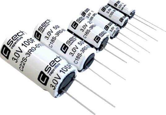 Sech Dobbeltlags Kondensator Radial Ledning 25 F 3,0 V 20 % Ø X H 16 Mm X 25,0 Mm 1 Stk Sech Dobbeltlags Kondensator Radial Ledning 25 F 3,0 V 20 % Ø X H 16 Mm X 25,0 Mm 1 Stk