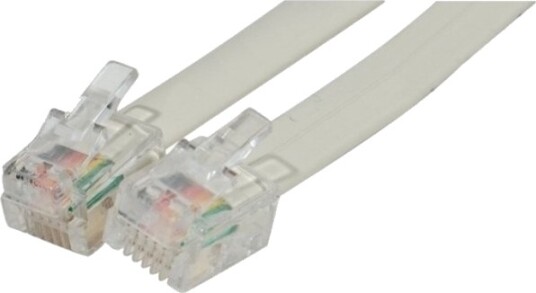 Exc 935600, 7 M, Rj-12, Rj-12, Elfenben, Hankjønn, Hankjønn
