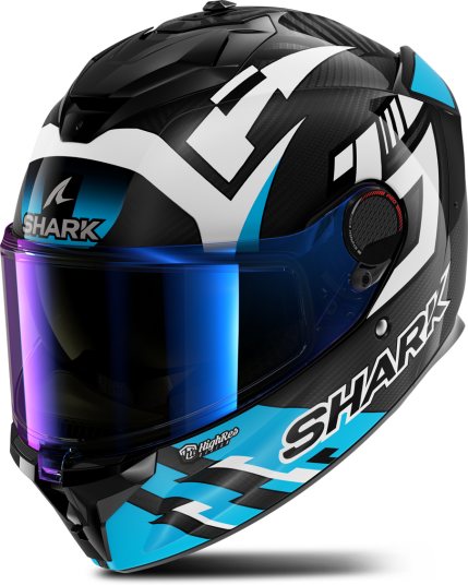 Shark Helhjelm Spartan GT Pro Karbon Hvit-Blå