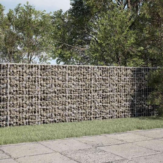 vidaXL Gabion med 3,5 mm tråd og 5x10 cm mesh 250x20x100 cm
