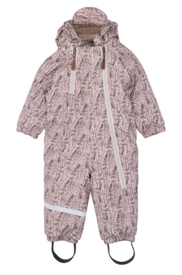 mikk-line Pu Snow Suit 2 Zip Aop Purple 98