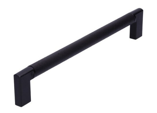 Nibu Håndtak 2457/160 riflet matt sort