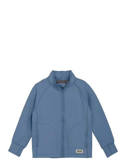 Color Kids Fleece Jacket Brushed Inside Blue 104