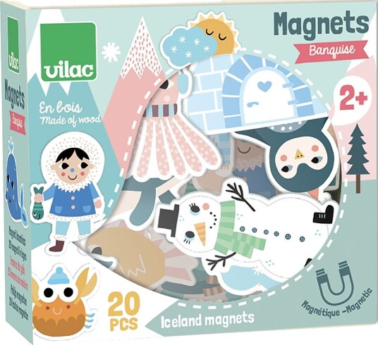Vilac Magneter Island Multi Patterned One Size Vilac Magneter Island Multi Patterned One Size